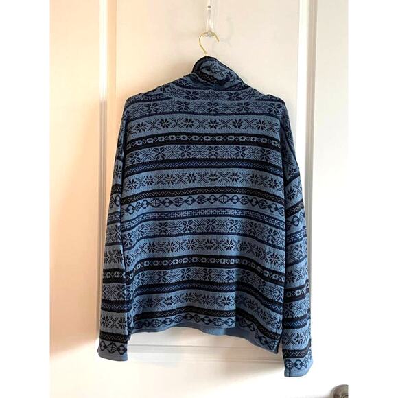 Chaps‎ Fair Isle Cowl Neck Sweater Womens L - Picture 2 of 11